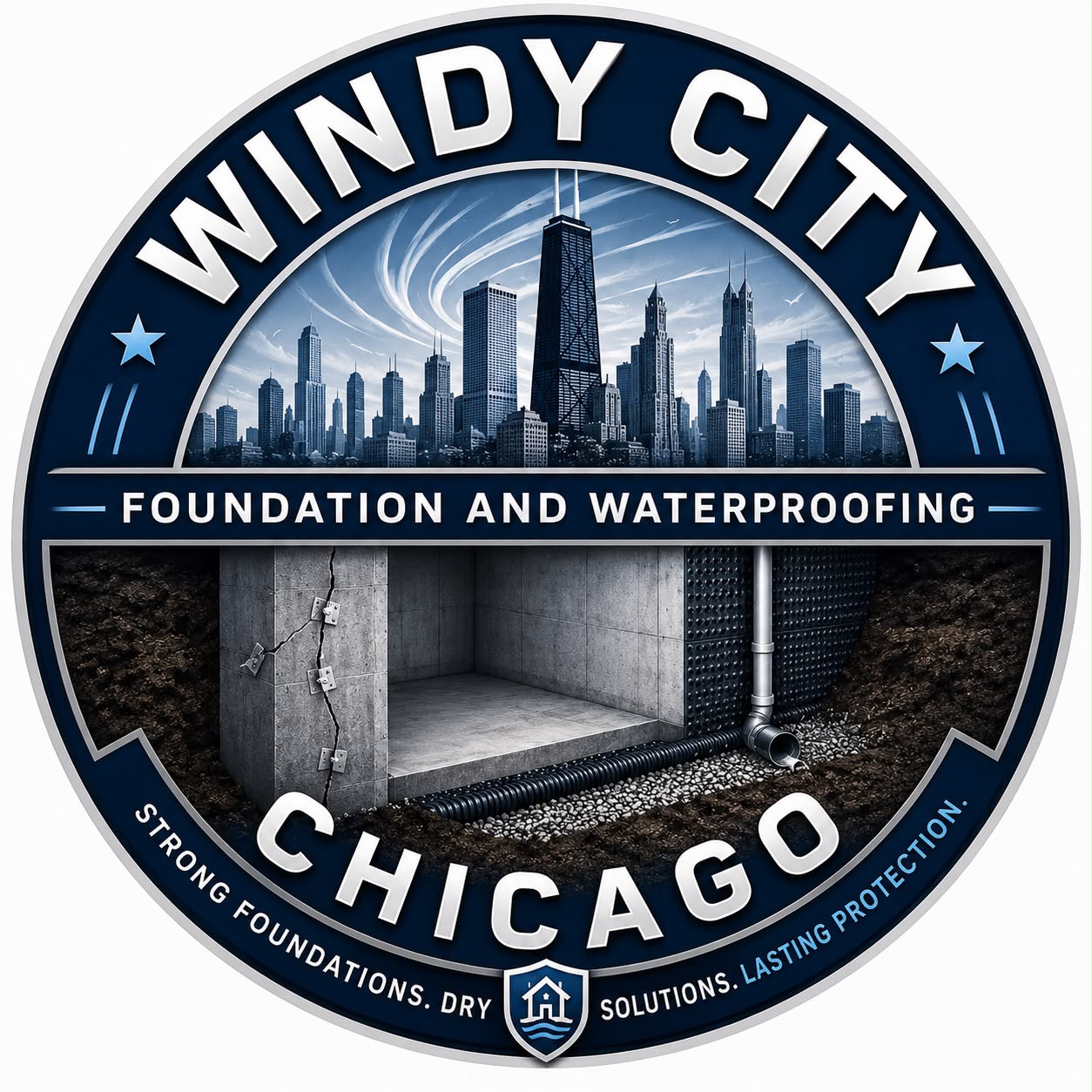 Windy City Foundation and Waterproofing Logo